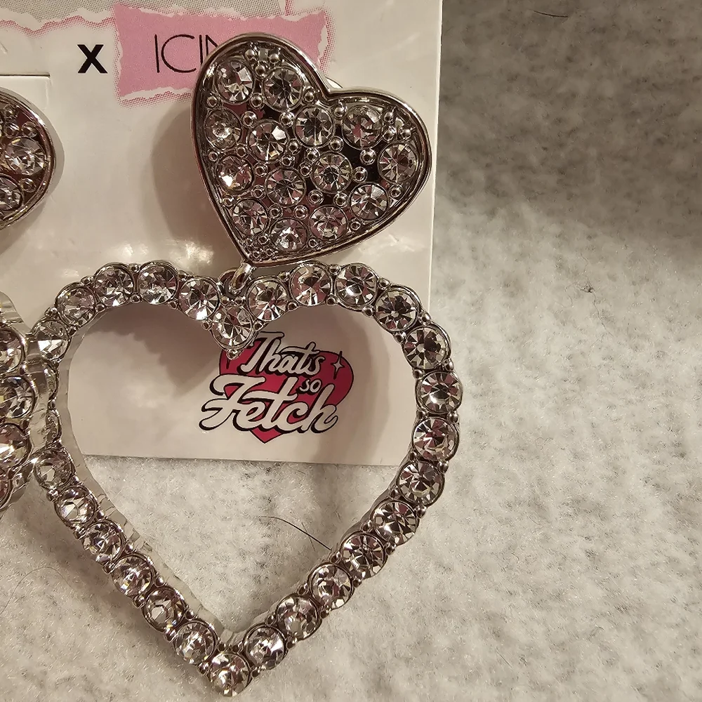 Mean Girls x Icing Giant Heart Post and Dangle Earrings